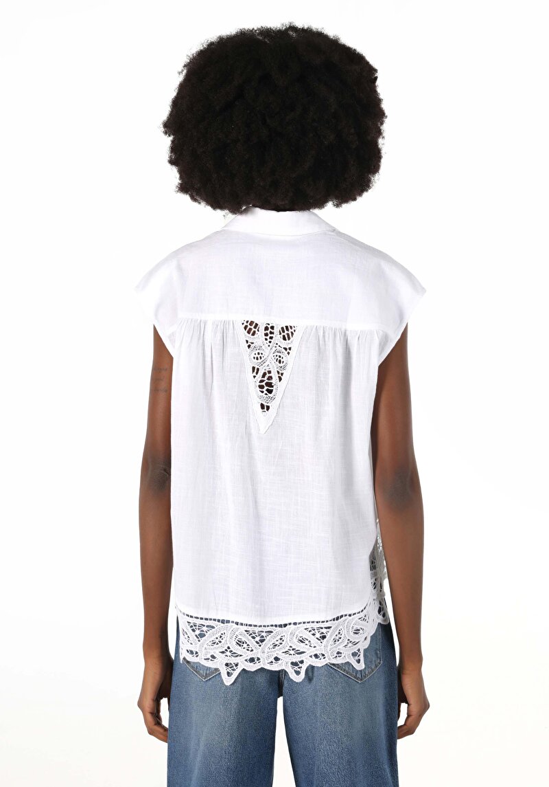 Зображення Сорочка З Коротким Рукавом Жіноча Біла Cl1063870