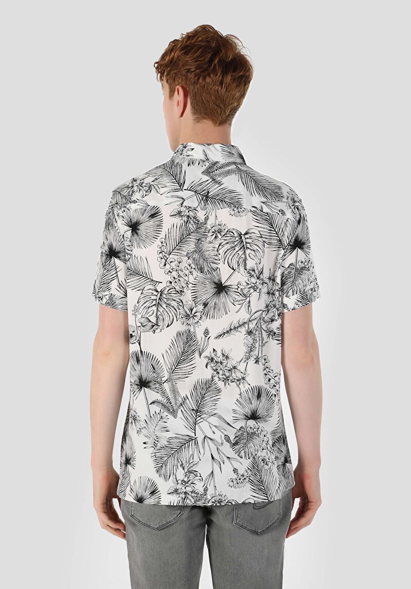 Показати інформацію про Сорочка З Коротким Рукавом Чоловіча Біла  Cl1063697