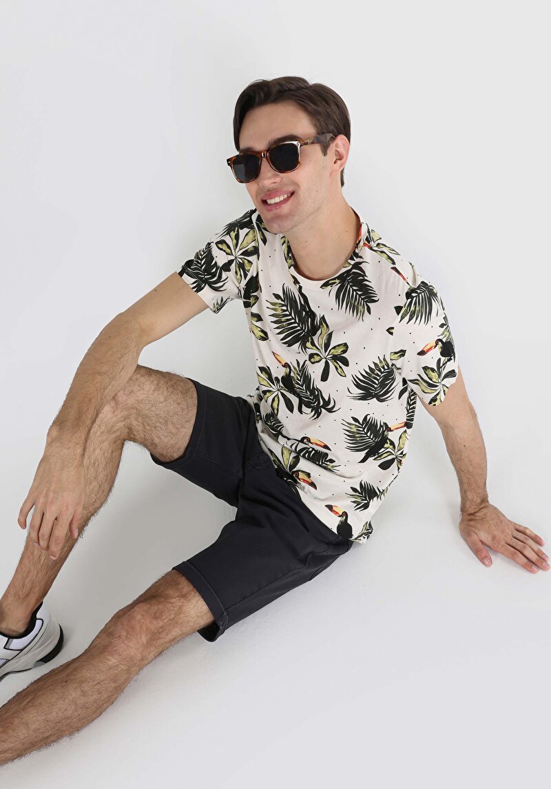 Зображення Футболка З Коротким Рукавом Чоловіча Біла  Cl1062689