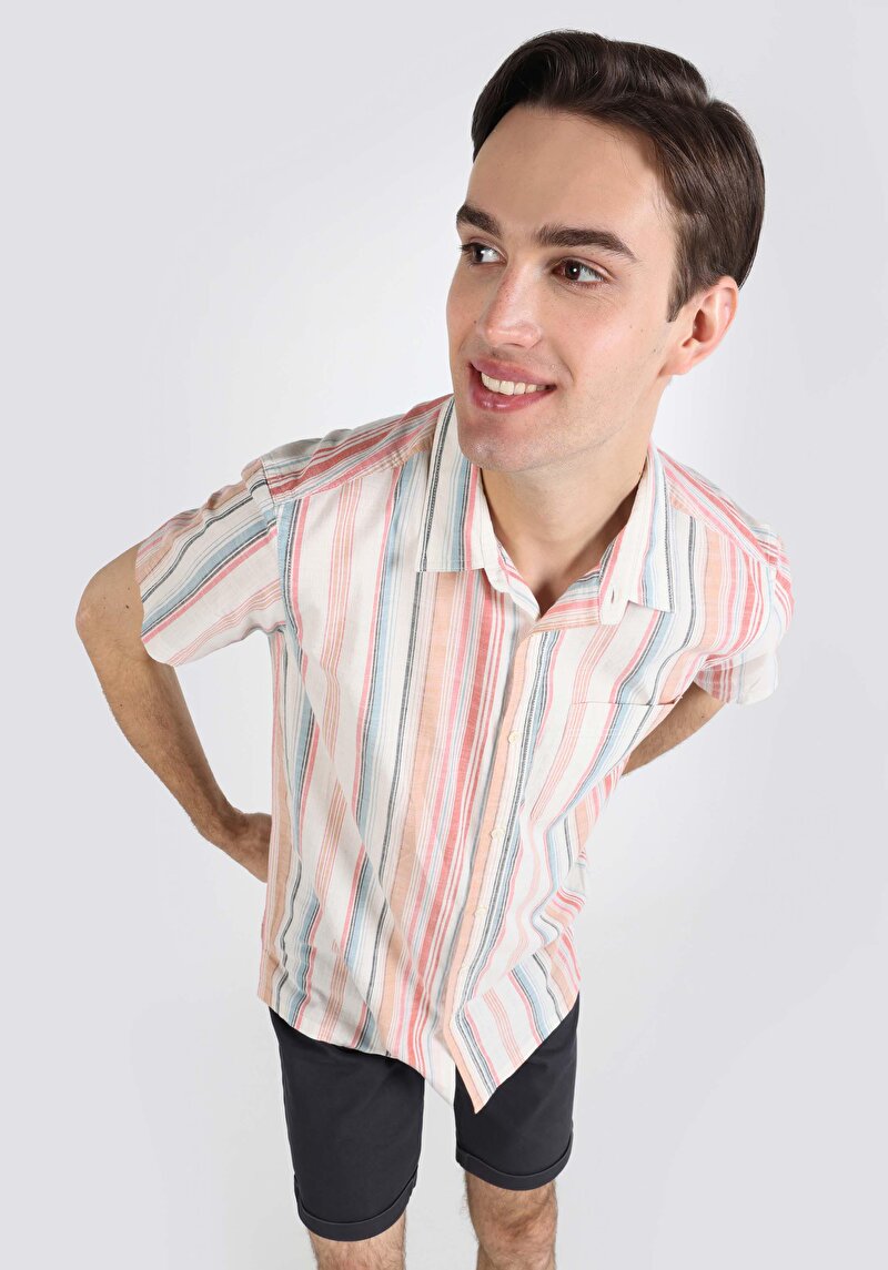 Зображення Сорочка З Коротким Рукавом Чоловіча Мультіколор Cl1064173