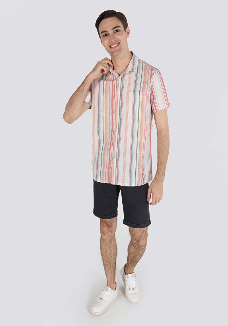 Показати інформацію про Сорочка З Коротким Рукавом Чоловіча Мультіколор  Cl1064173