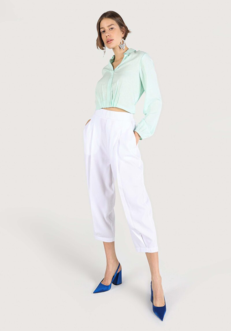 Зображення Брюки Жіночі Білі Cl1063926
