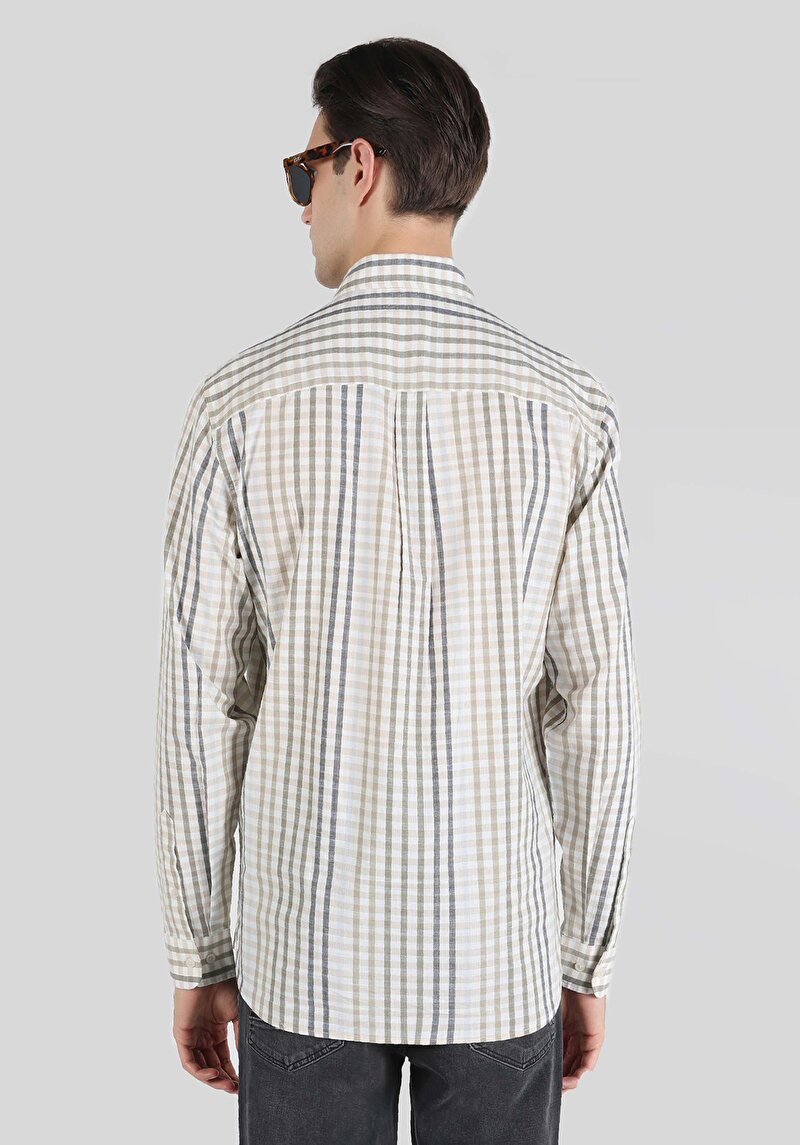 Зображення Сорочка З Довгим Рукавом Чоловіча Зелена Cl1064197