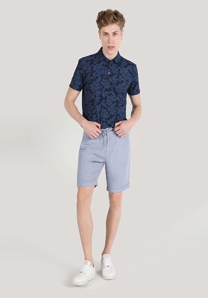 Показати інформацію про Шорти Чоловічі Блакитні  Cl1063618