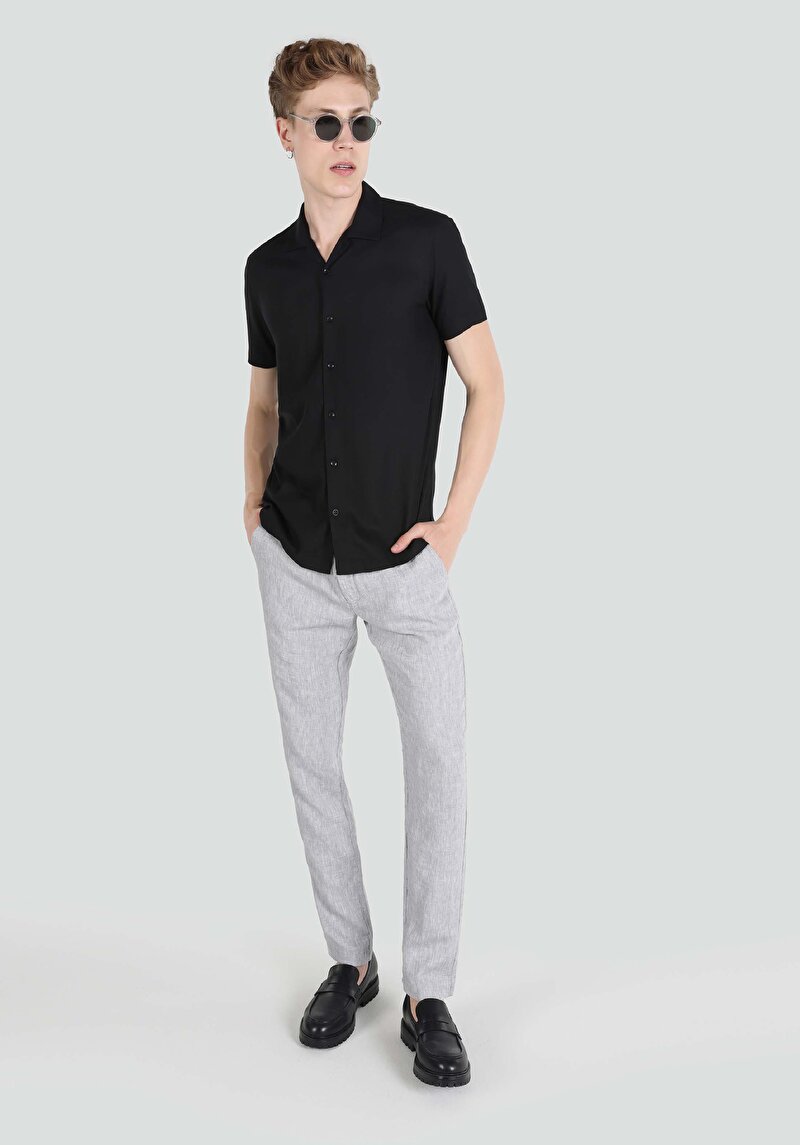 Зображення Сорочка З Коротким Рукавом Чоловіча Чорна Cl1064181