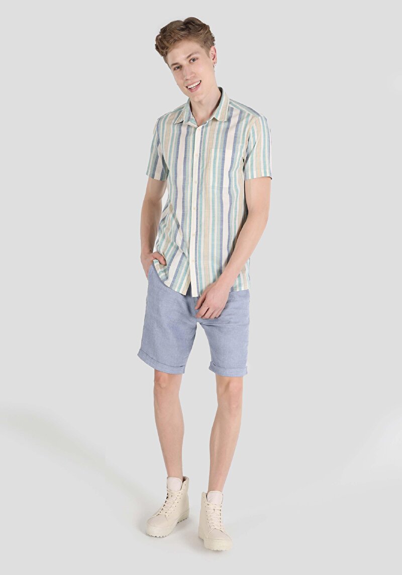 Зображення Сорочка З Коротким Рукавом Чоловіча Мультіколор Cl1064336