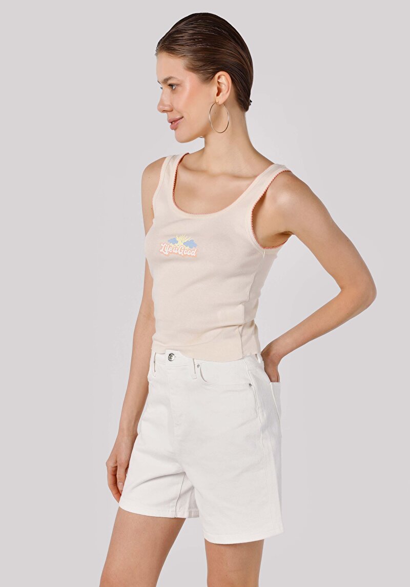 Показати інформацію про Майка Жіноча Бежева  Cl1063758