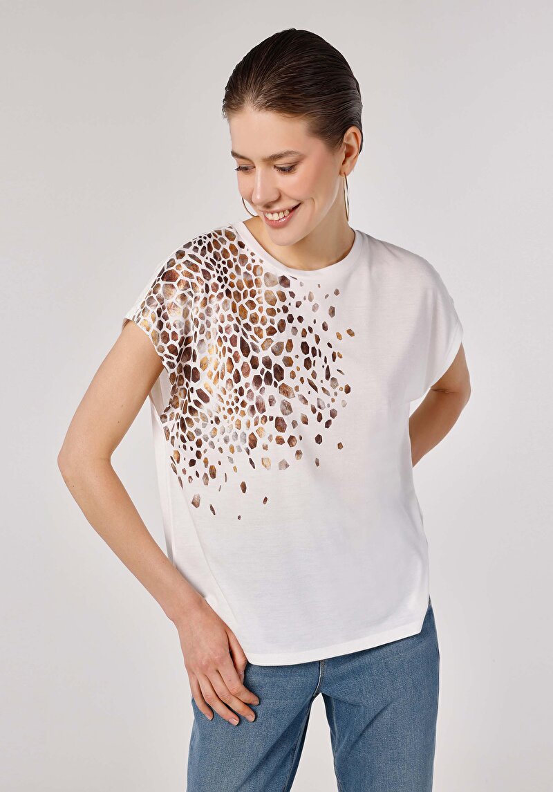 Зображення Футболка З Коротким Рукавом Жіноча Біла  Cl1064069