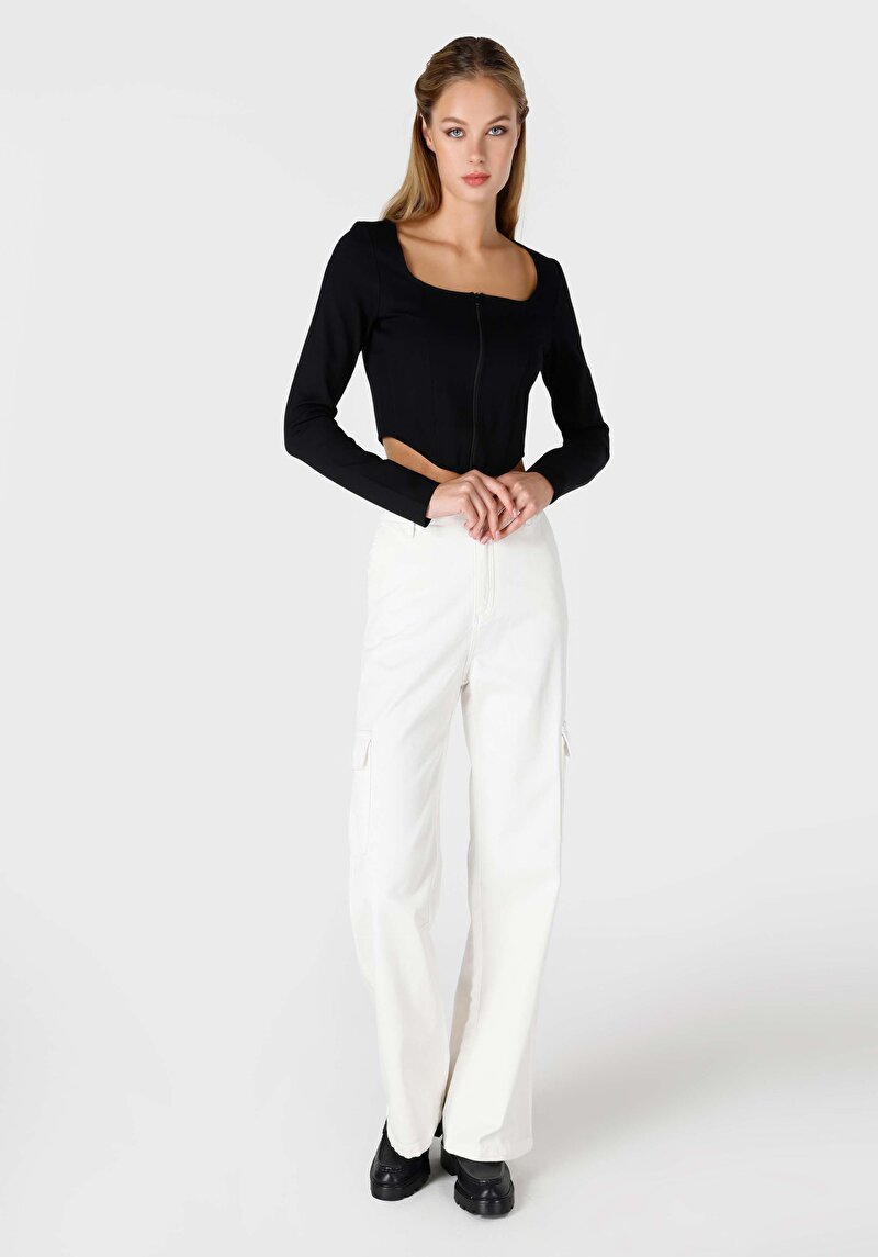 Показати інформацію про Футболка З Довгим Рукавом Жіноча Чорна  Cl1065169