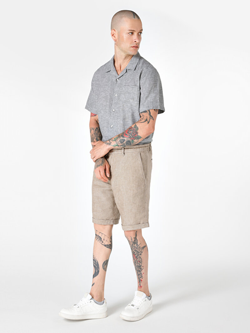 Показати інформацію про Шорти Чоловічі Коричневі  Cl1063618