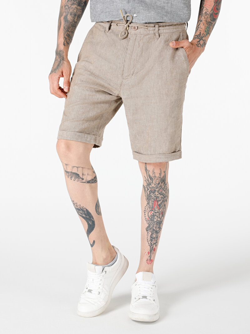 Показати інформацію про Шорти Чоловічі Коричневі  Cl1063618