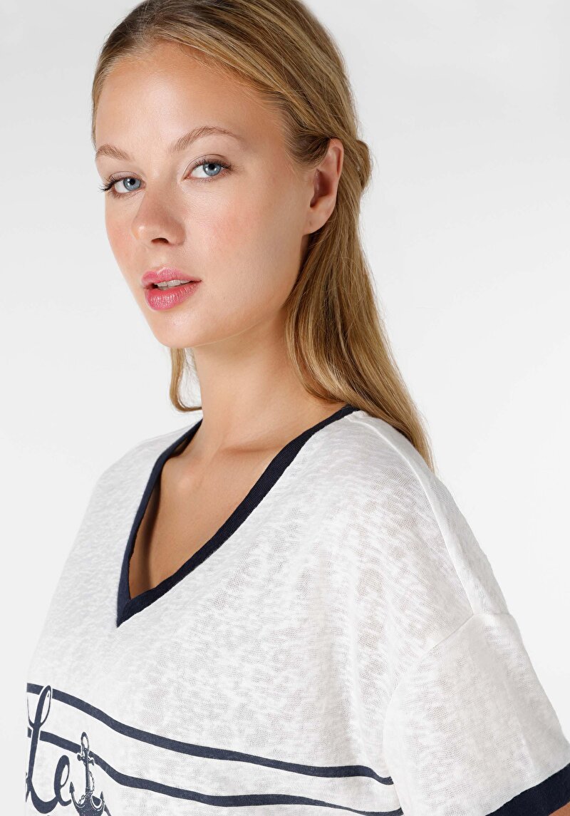 Показати інформацію про Футболка З Коротким Рукавом Жіноча Біла  Cl1063991