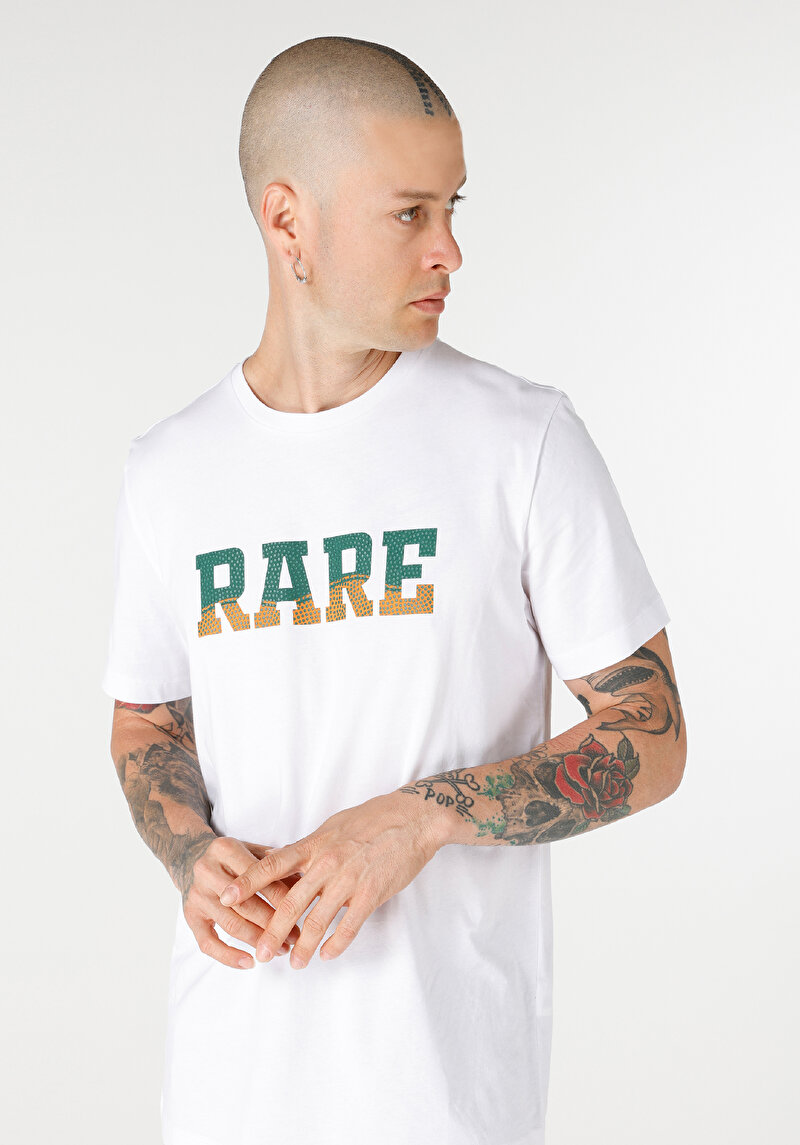 Зображення Футболка З Коротким Рукавом Чоловіча Біла  Cl1064601