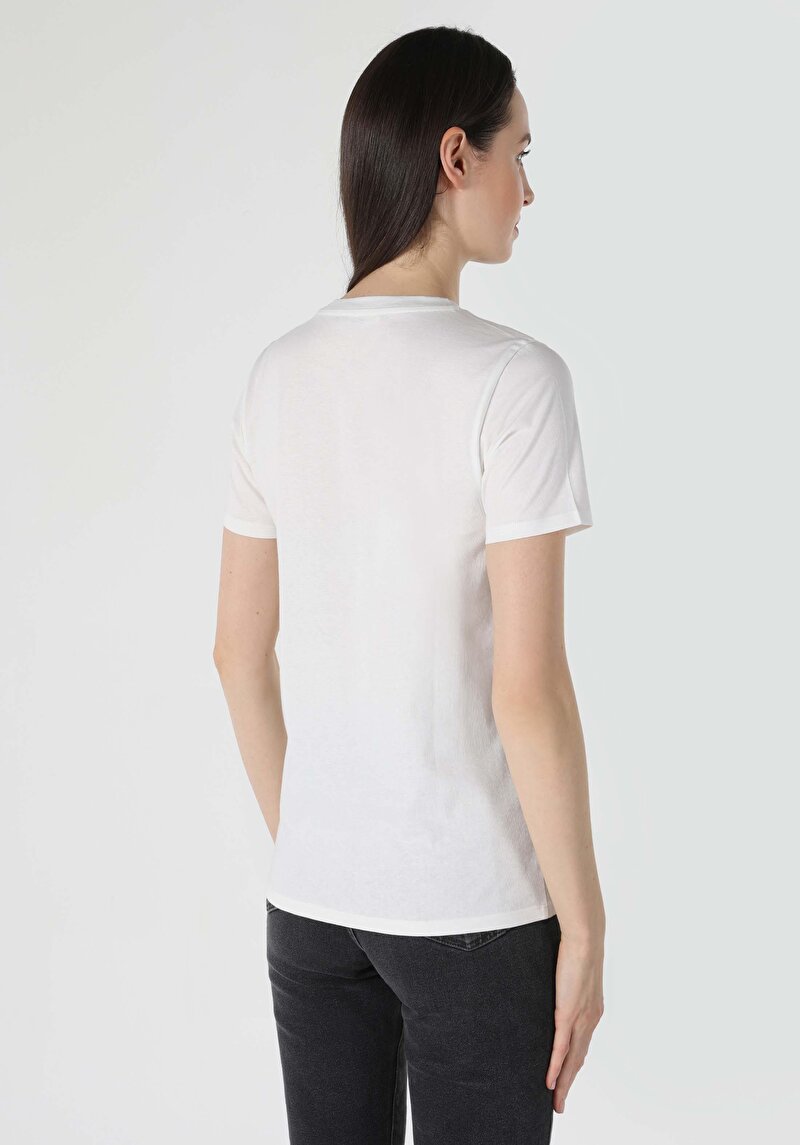 Показати інформацію про Футболка З Коротким Рукавом Жіноча Біла  Cl1062552