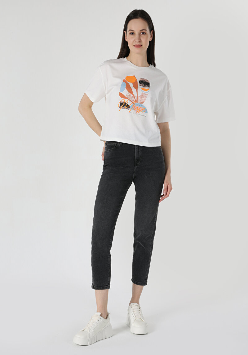 Показати інформацію про Футболка З Коротким Рукавом Жіноча Біла  Cl1063290