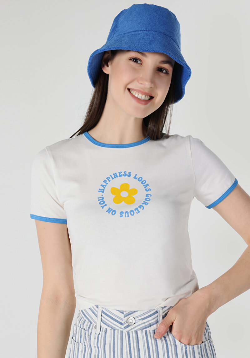 Зображення Футболка З Коротким Рукавом Жіноча Біла  Cl1063297