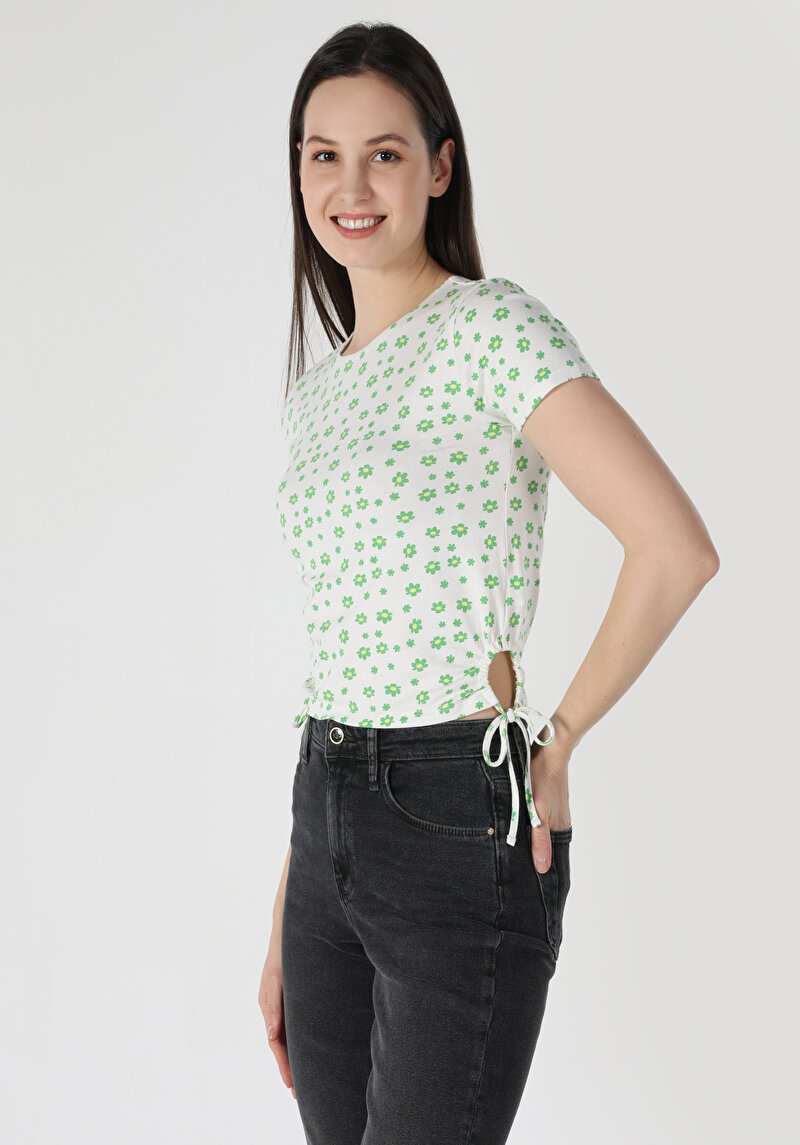 Показати інформацію про Футболка З Коротким Рукавом Жіноча Біла  Cl1063299