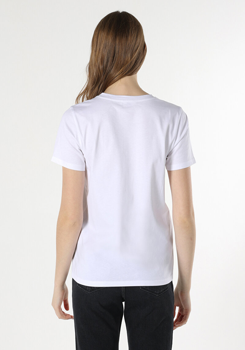 Показати інформацію про Футболка З Коротким Рукавом Жіноча Біла  Cl1063315