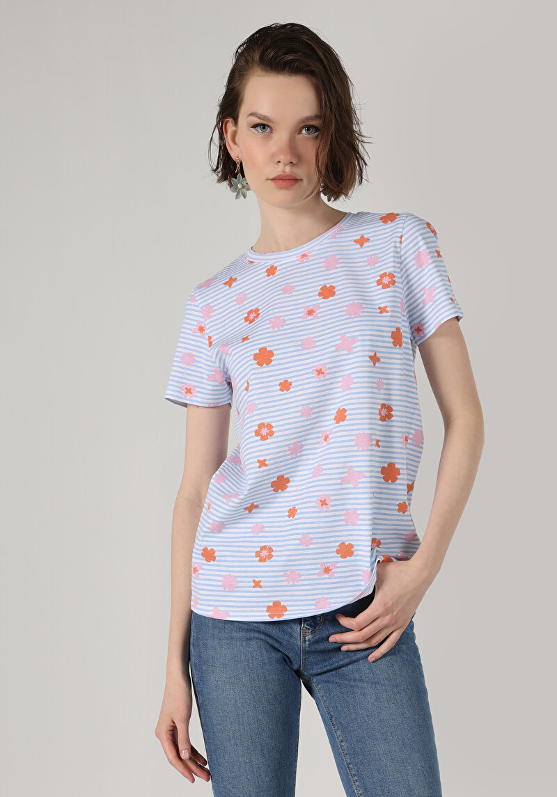 Показати інформацію про Футболка З Коротким Рукавом Жіноча Мультіколор  Cl1063331