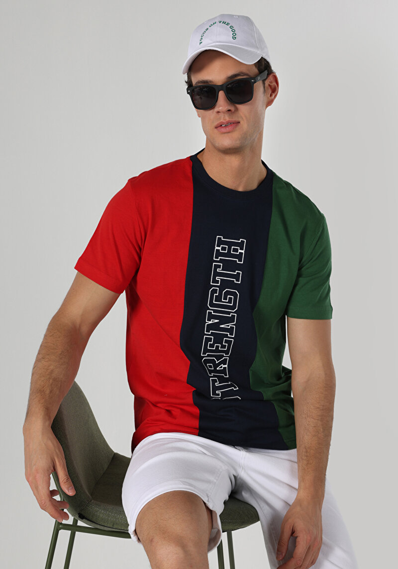 Показати інформацію про Футболка З Коротким Рукавом Чоловіча Синя  Cl1063364