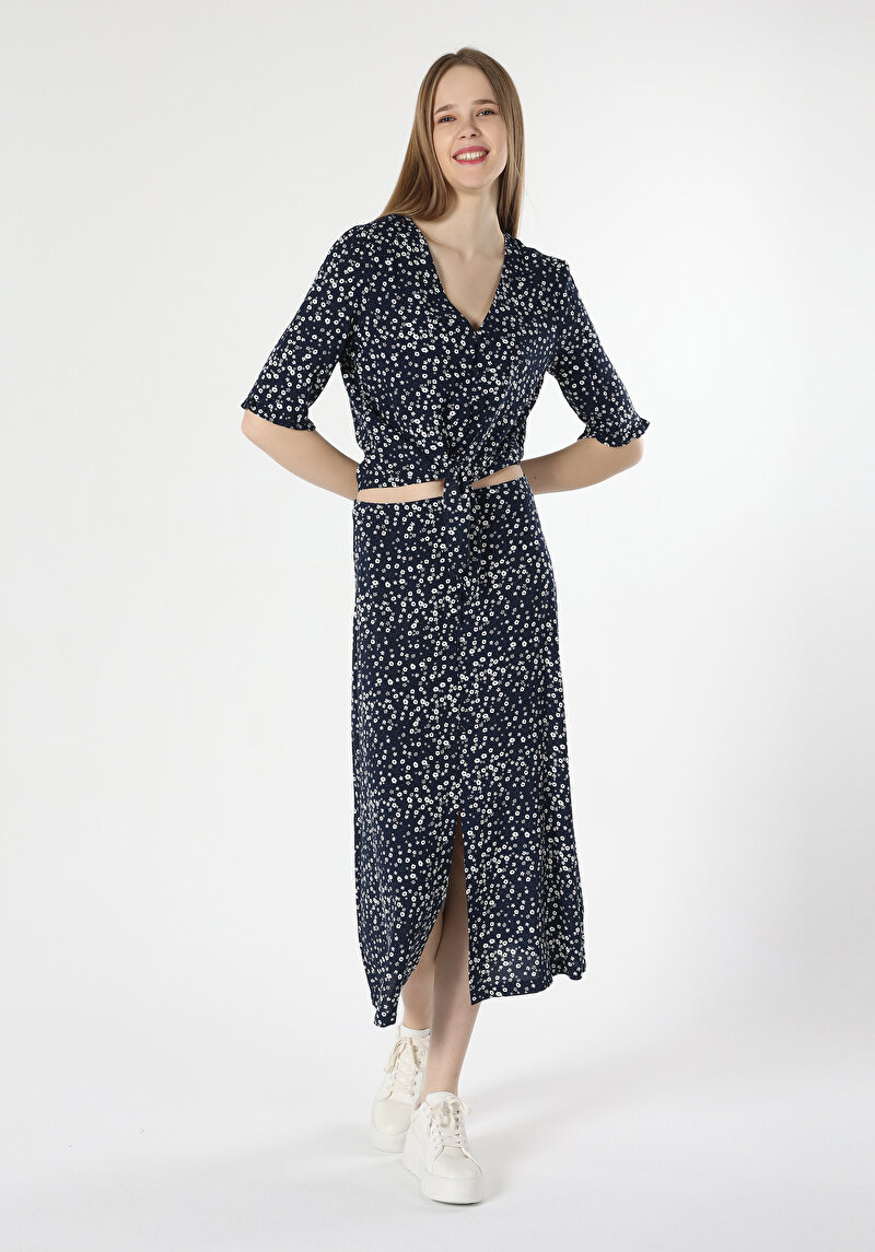 Зображення Сорочка З Коротким Рукавом Жіноча Синя  Cl1062922