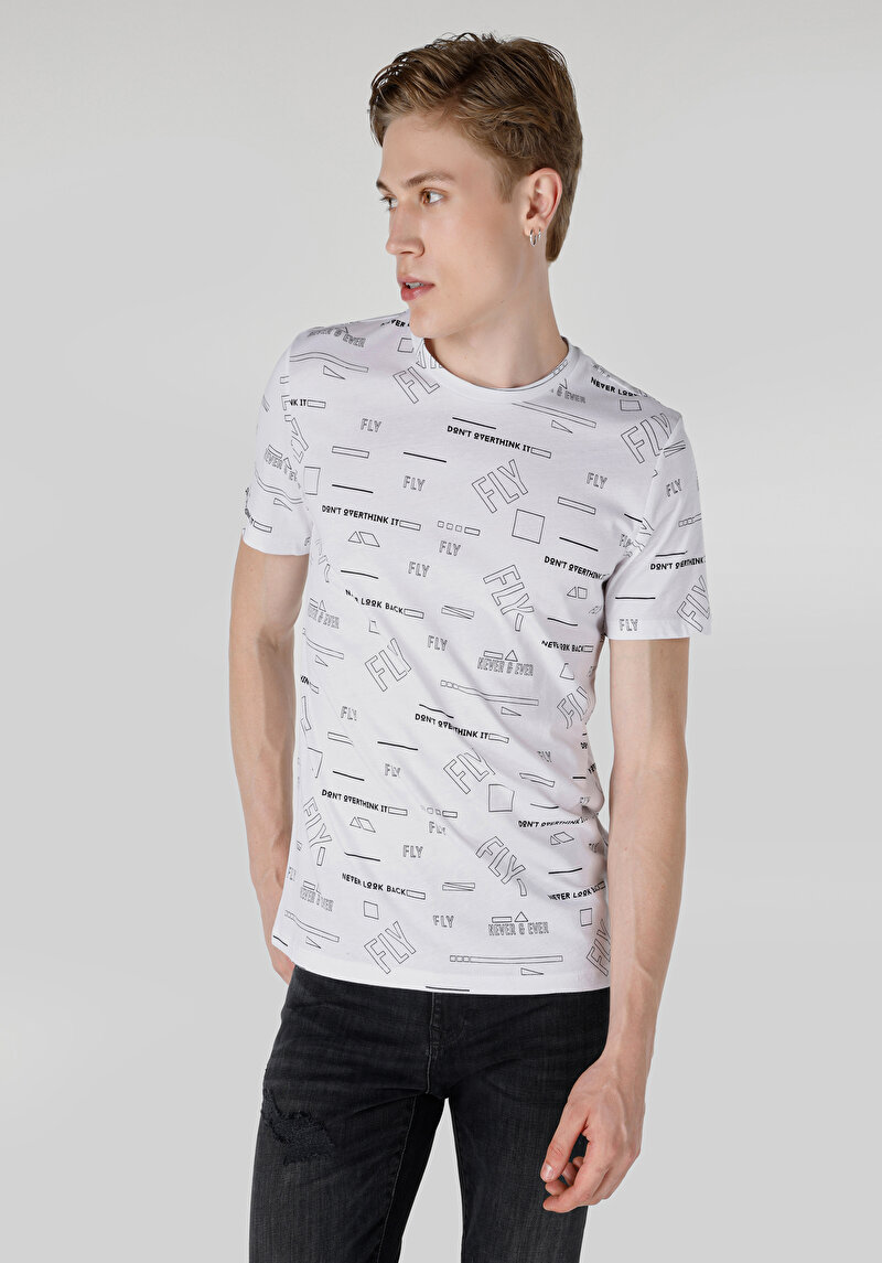 Зображення Футболка З Коротким Рукавом Чоловіча Біла  Cl1064698