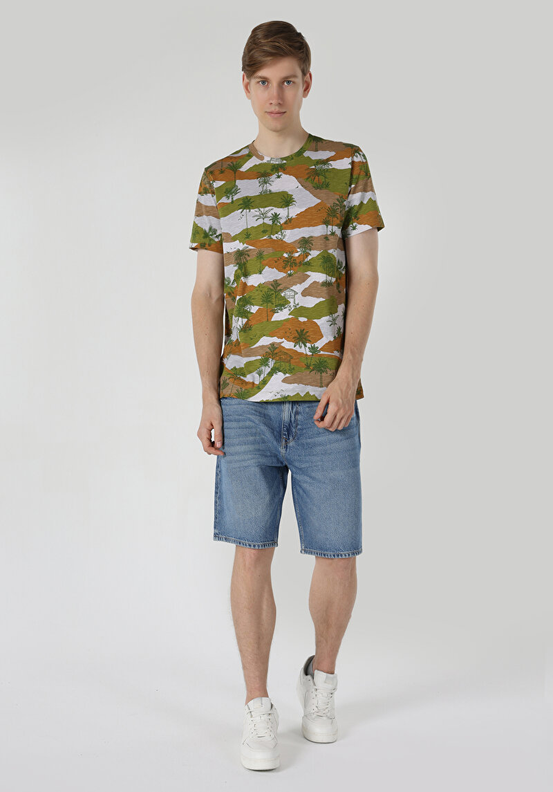 Показати інформацію про Футболка З Коротким Рукавом Чоловіча Мультіколор  Cl1063147