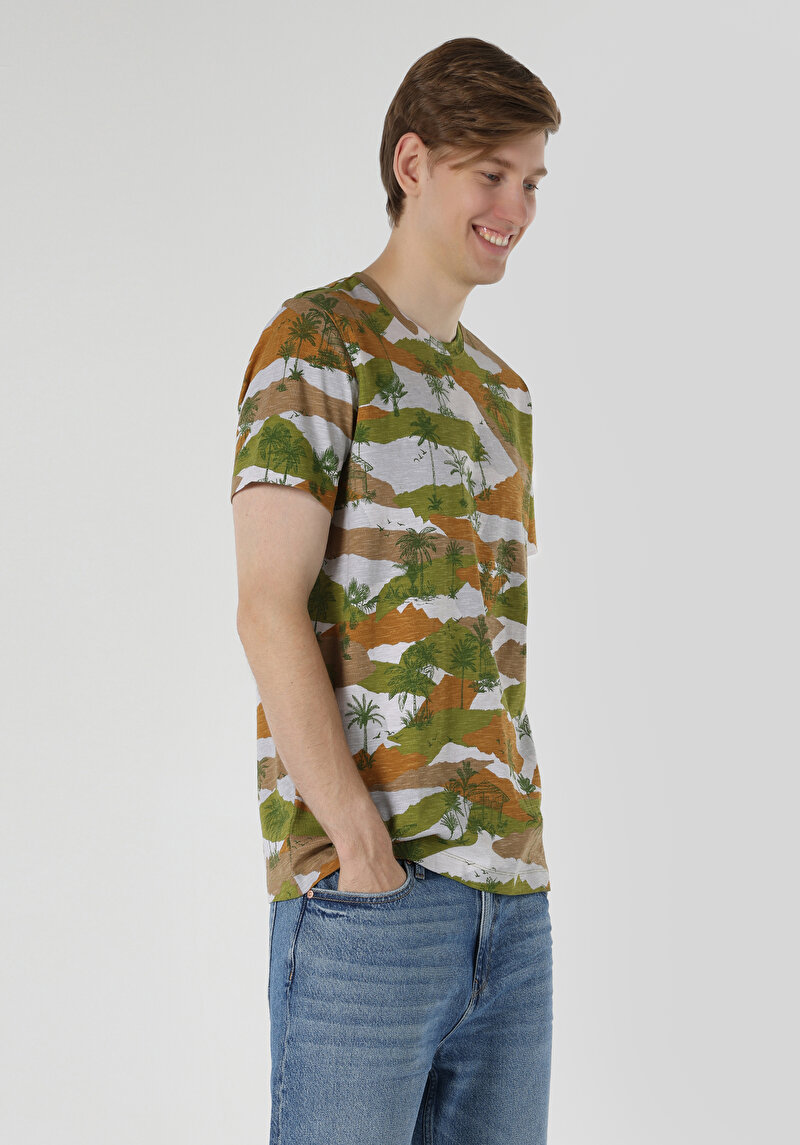 Показати інформацію про Футболка З Коротким Рукавом Чоловіча Мультіколор  Cl1063147