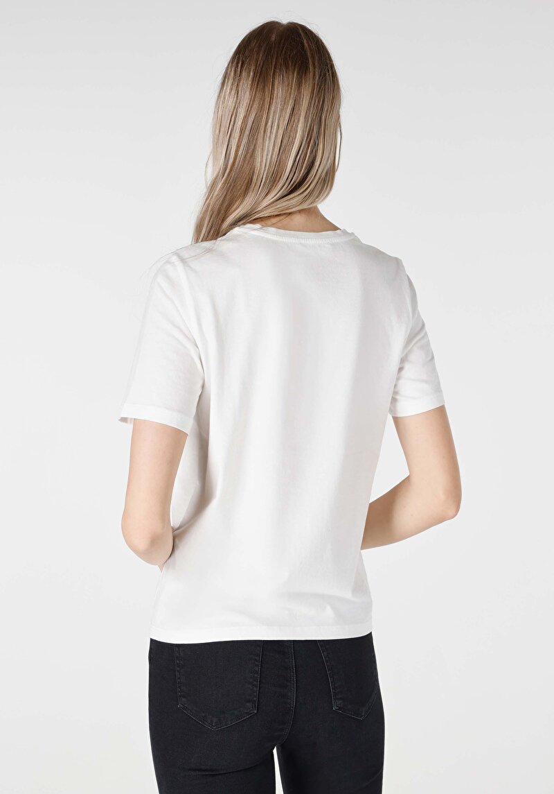 Показати інформацію про Футболка З Коротким Рукавом Жіноча Біла  Cl1065167
