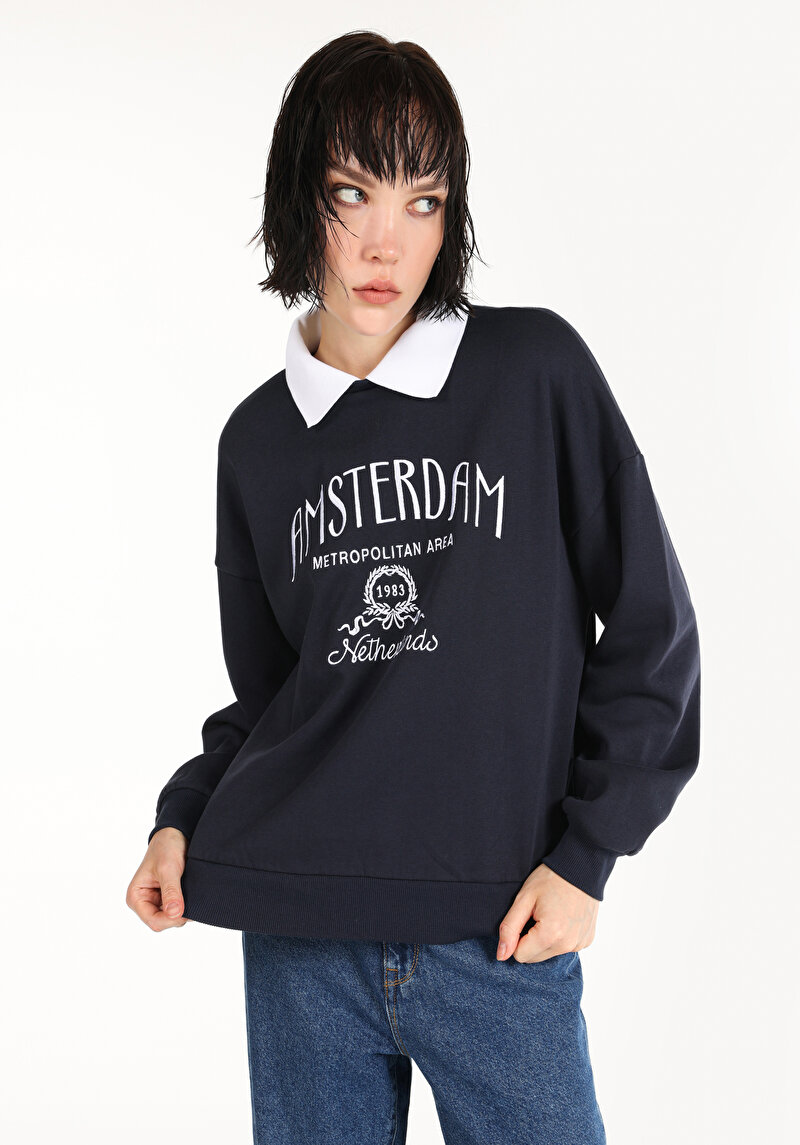 Зображення Толстовка Жіноча Синя  Cl1065083