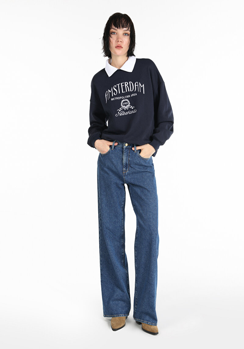 Показати інформацію про Толстовка Жіноча Синя  Cl1065083