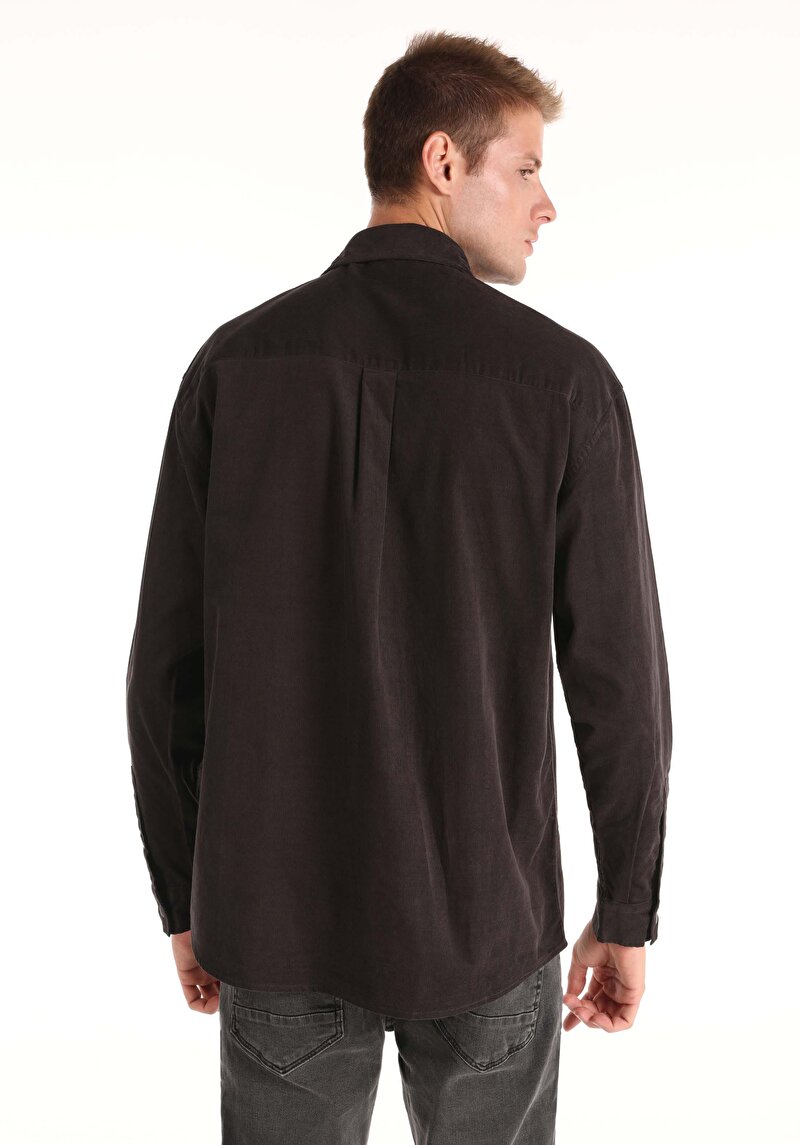 Показати інформацію про Сорочка З Довгим Рукавом Чоловіча Сіра  Cl1065712