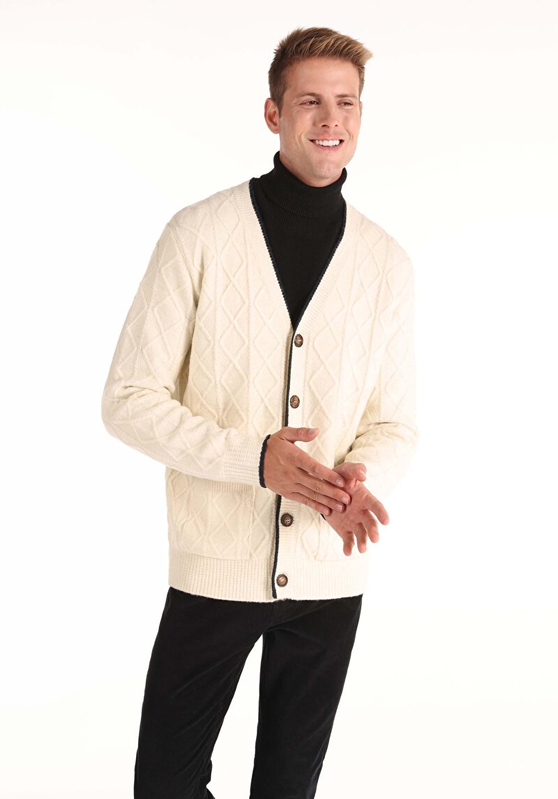 Зображення Кардиган Чоловічий Білий  Cl1066297