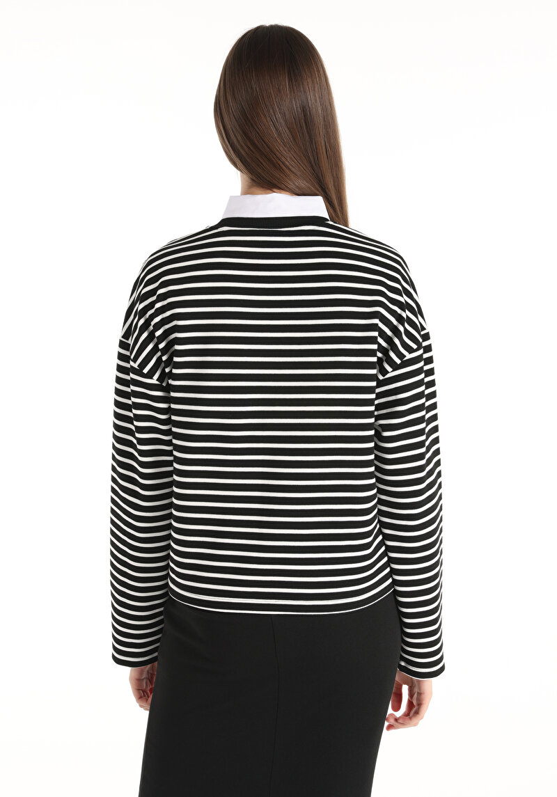 Показати інформацію про Футболка З Довгим Рукавом Жіноча Чорна  Cl1065089