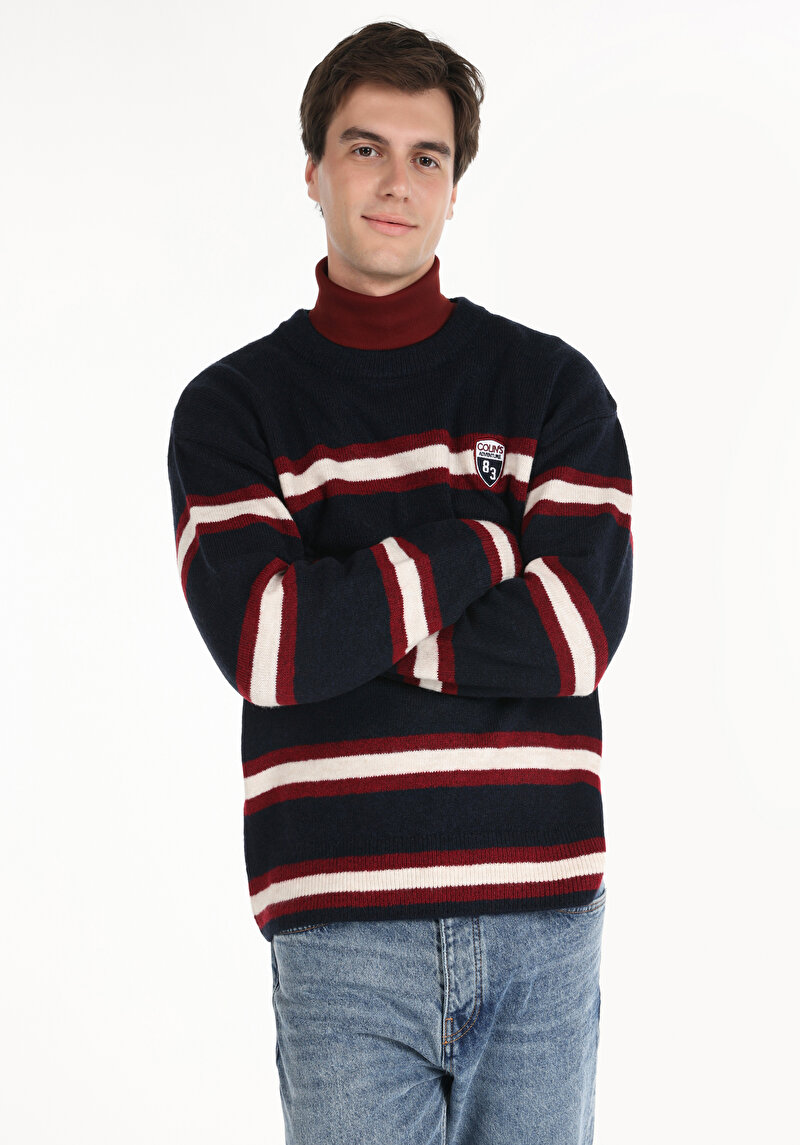 Зображення Светр Чоловічий Синій Cl1064577