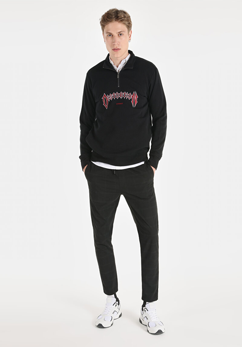 Показати інформацію про Толстовка Чоловіча Чорна  Cl1064828