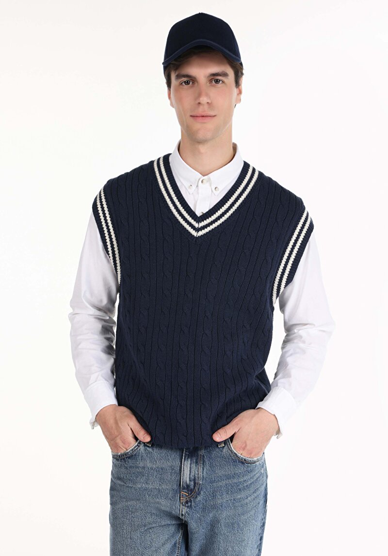 Зображення Светр Чоловічий Синій Cl1064835