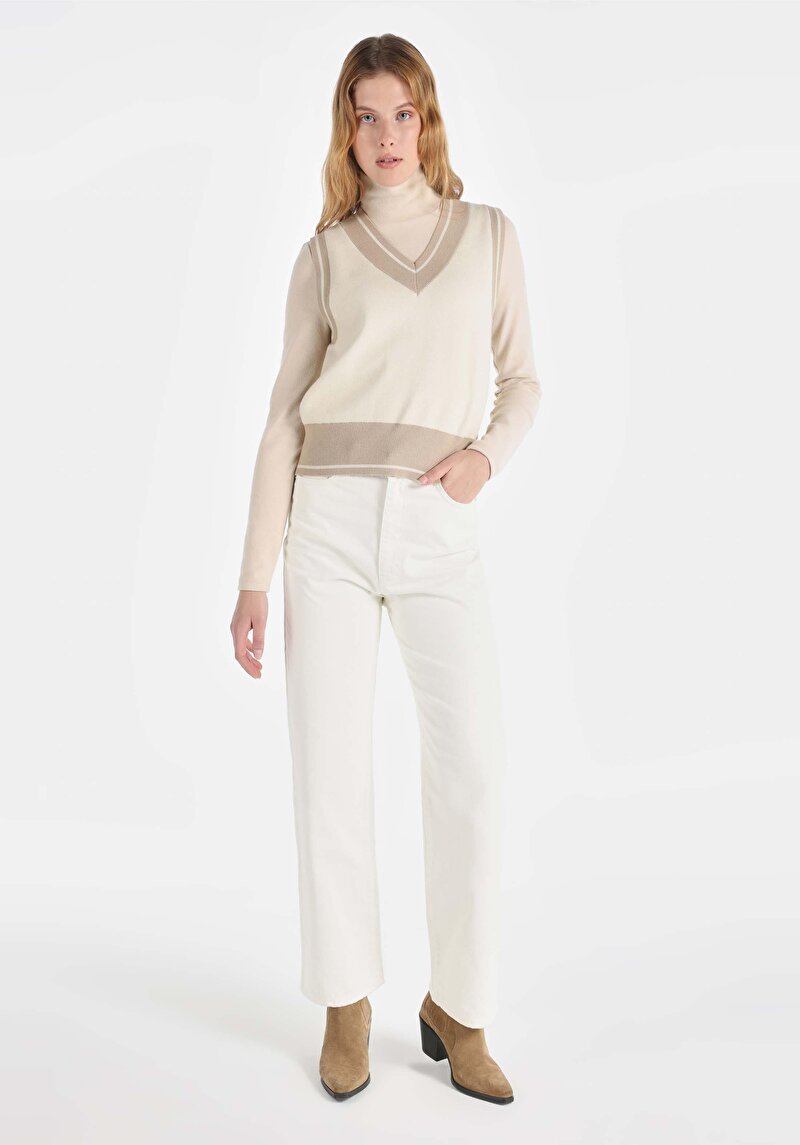 Показати інформацію про Светр Жіночий Бежевий  Cl1065276