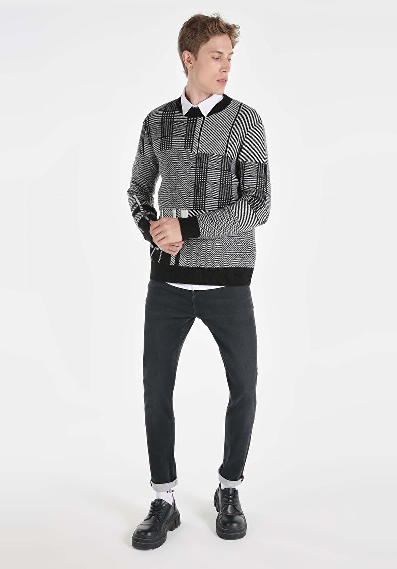 Показати інформацію про Светр Чоловічий Чорний  Cl1065744