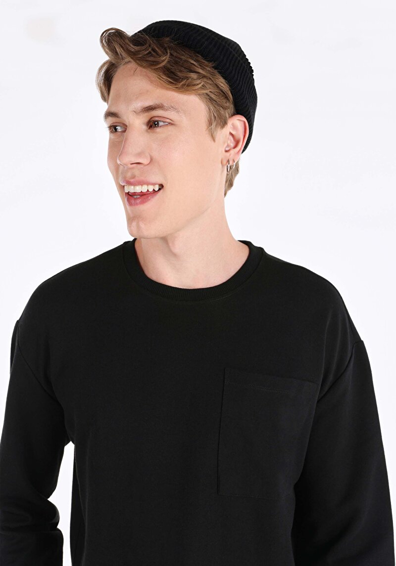 Показати інформацію про Футболка З Довгим Рукавом Чоловіча Чорна  Cl1065598