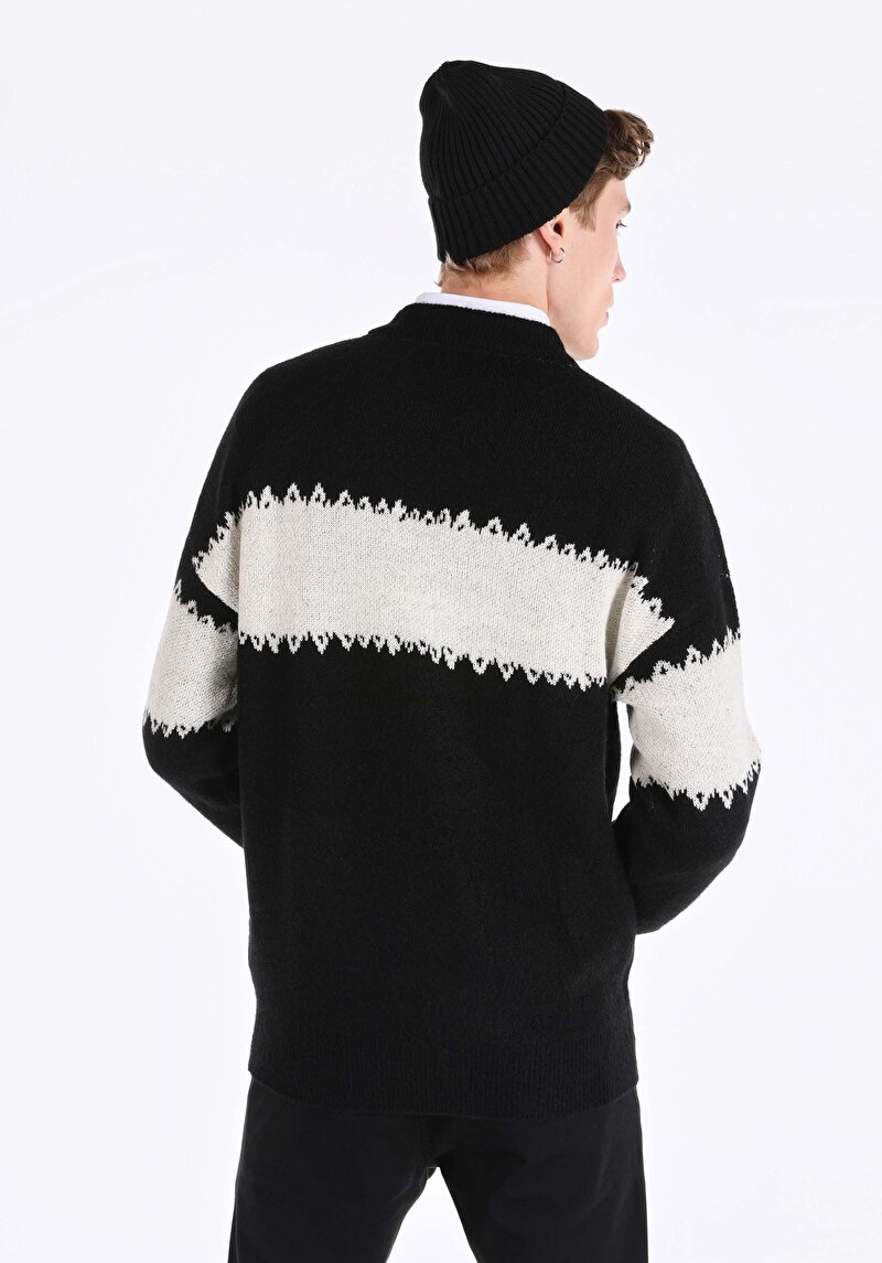 Показати інформацію про Светр Чоловічий Чорний  Cl1065738