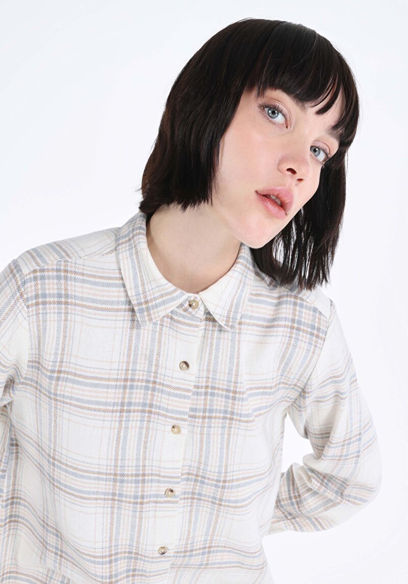 Показати інформацію про Сорочка З Довгим Рукавом Жіноча Бежева  Cl1065861