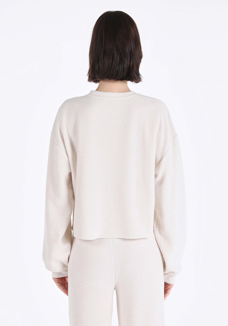 Показати інформацію про Футболка З Довгим Рукавом Жіноча Бежева  Cl1065949