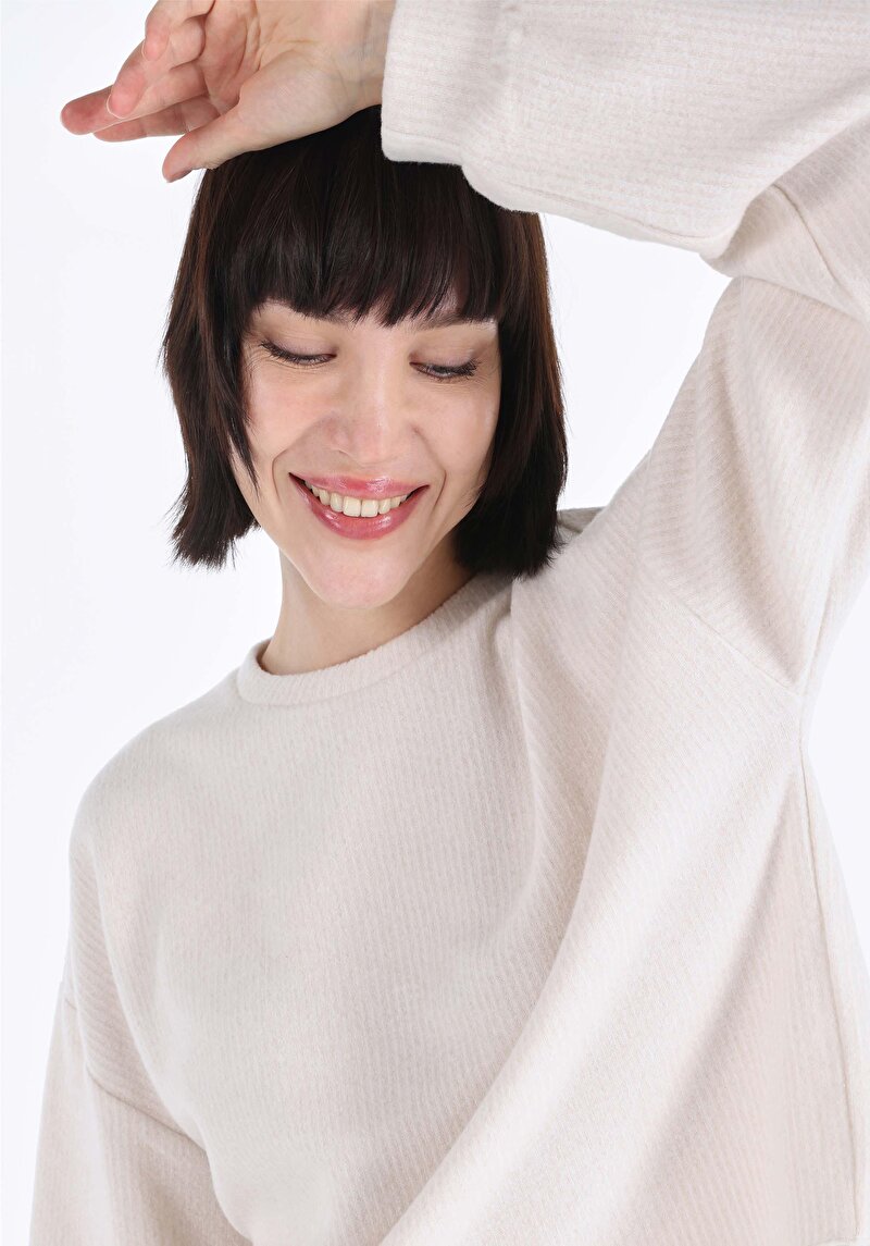 Показати інформацію про Футболка З Довгим Рукавом Жіноча Бежева  Cl1065949