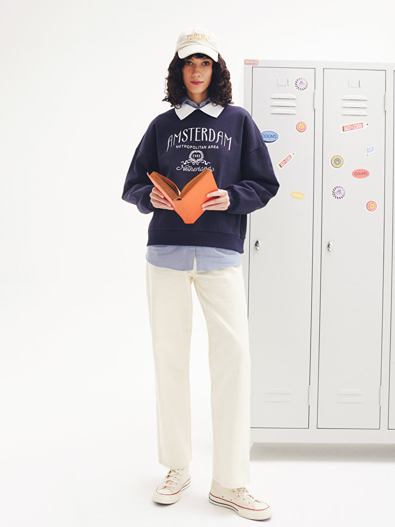 Показати інформацію про Толстовка Жіноча Синя  Cl1065083