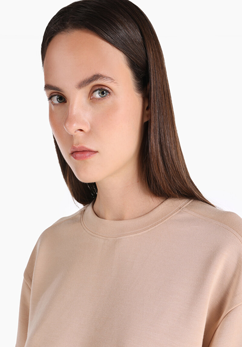 Показати інформацію про Футболка З Коротким Рукавом Жіноча Бежева  Cl1065120