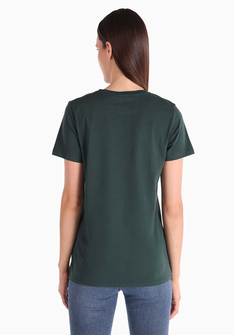 Показати інформацію про Футболка З Коротким Рукавом Жіноча Зелена  Cl1065160