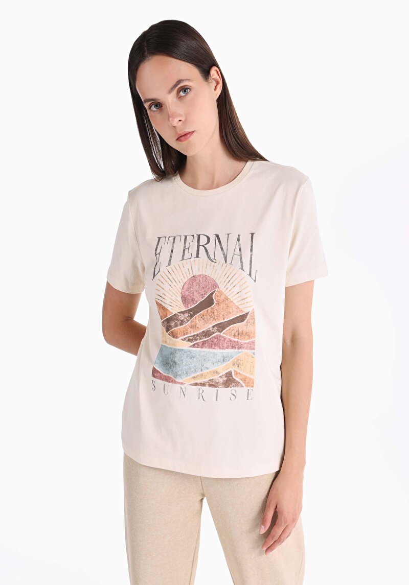 Зображення Футболка З Коротким Рукавом Жіноча Біла  Cl1065166