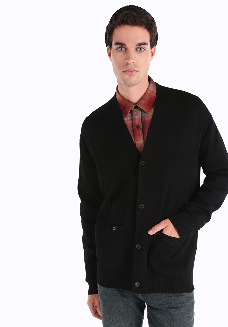 Зображення Кардиган Чоловічий Чорний Cl1065216
