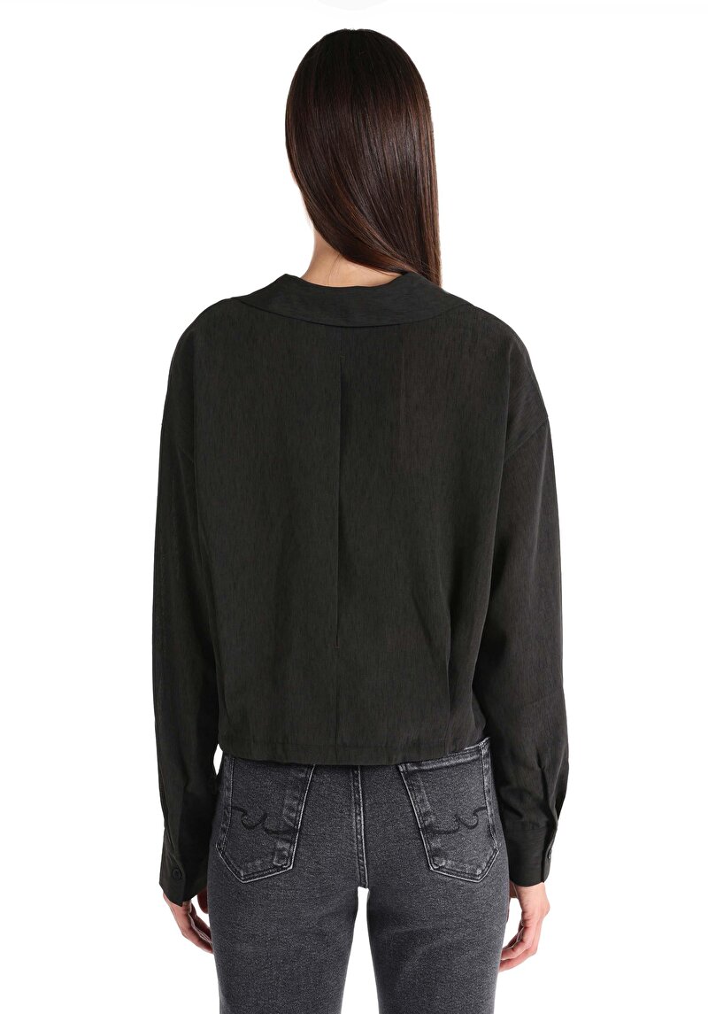 Зображення Сорочка З Довгим Рукавом Жіноча Сіра Cl1065661